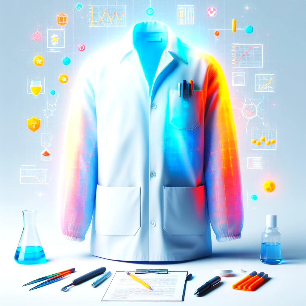 bright lab coat